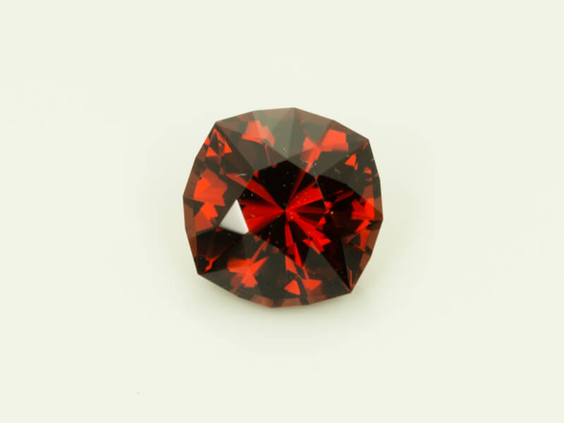 Cushion 2.97ct Red